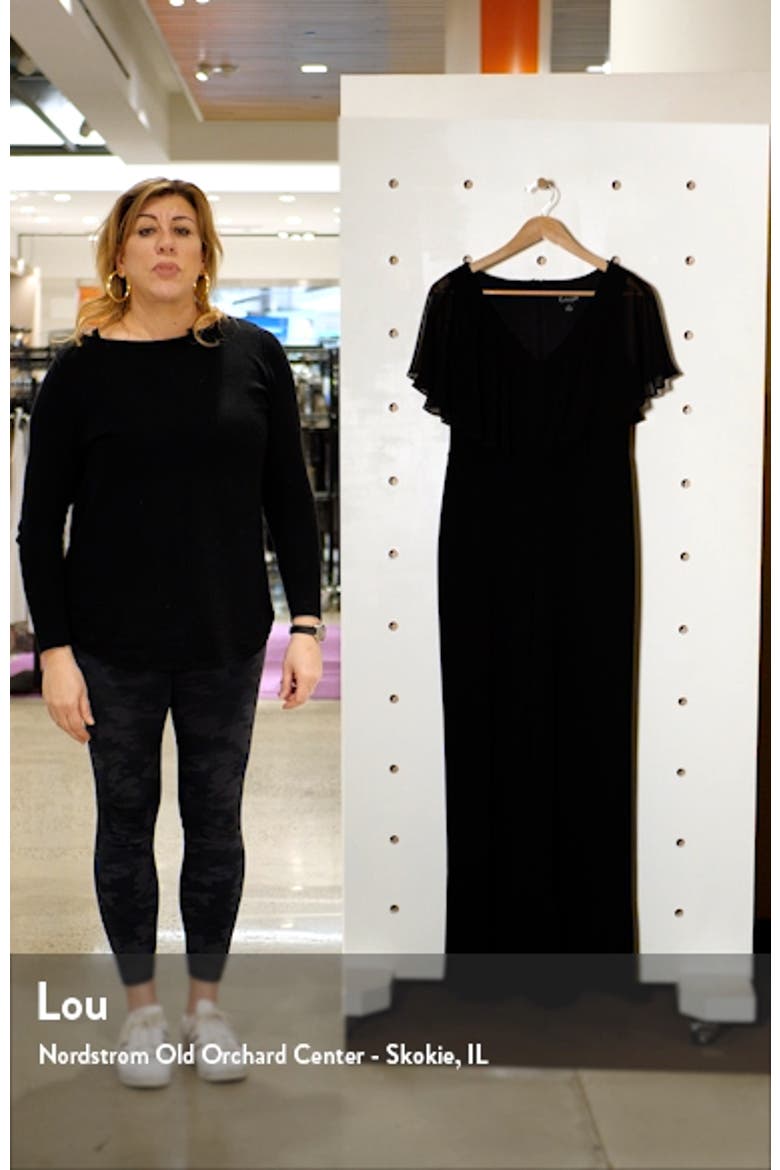 Chiffon Cape Jumpsuit video
