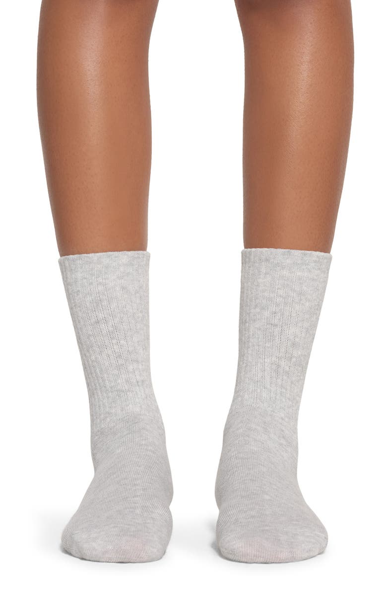 SKIMS 5-Pack Cotton Blend Sport Socks, Alternate, color, 