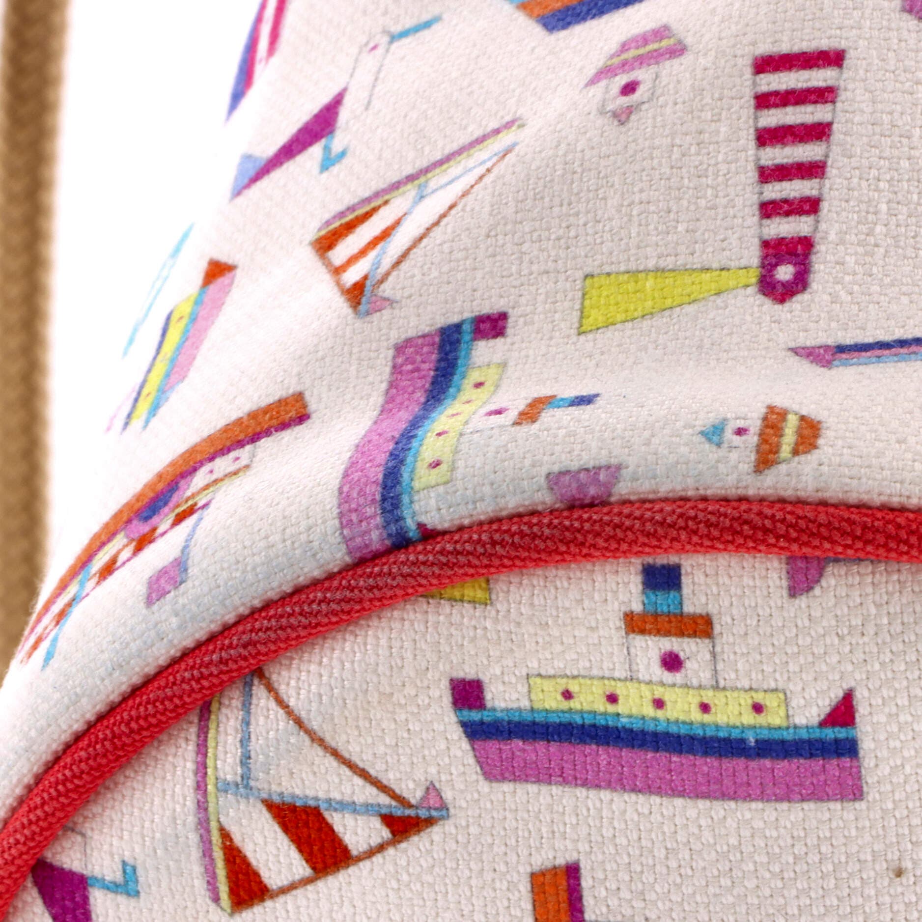 Pre-Owned Hermes Petit Chalutier Duffle Bag Printed Canvas, Alternate, color, 