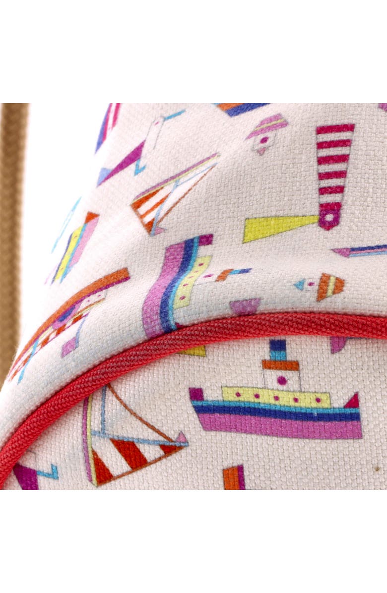 Pre-Owned Hermes Petit Chalutier Duffle Bag Printed Canvas, Alternate, color,