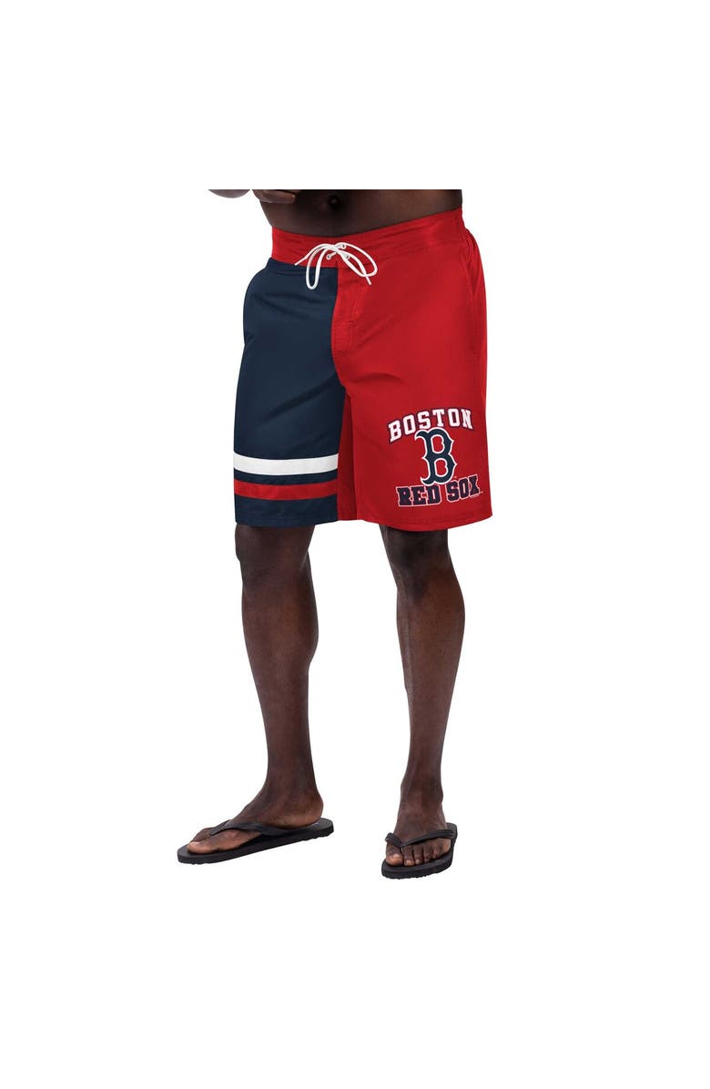 G-III SPORTS BY CARL BANKS Men's G-III Sports by Carl Banks Red Boston Red Sox Anchor Swim Trunks, Main, color, 