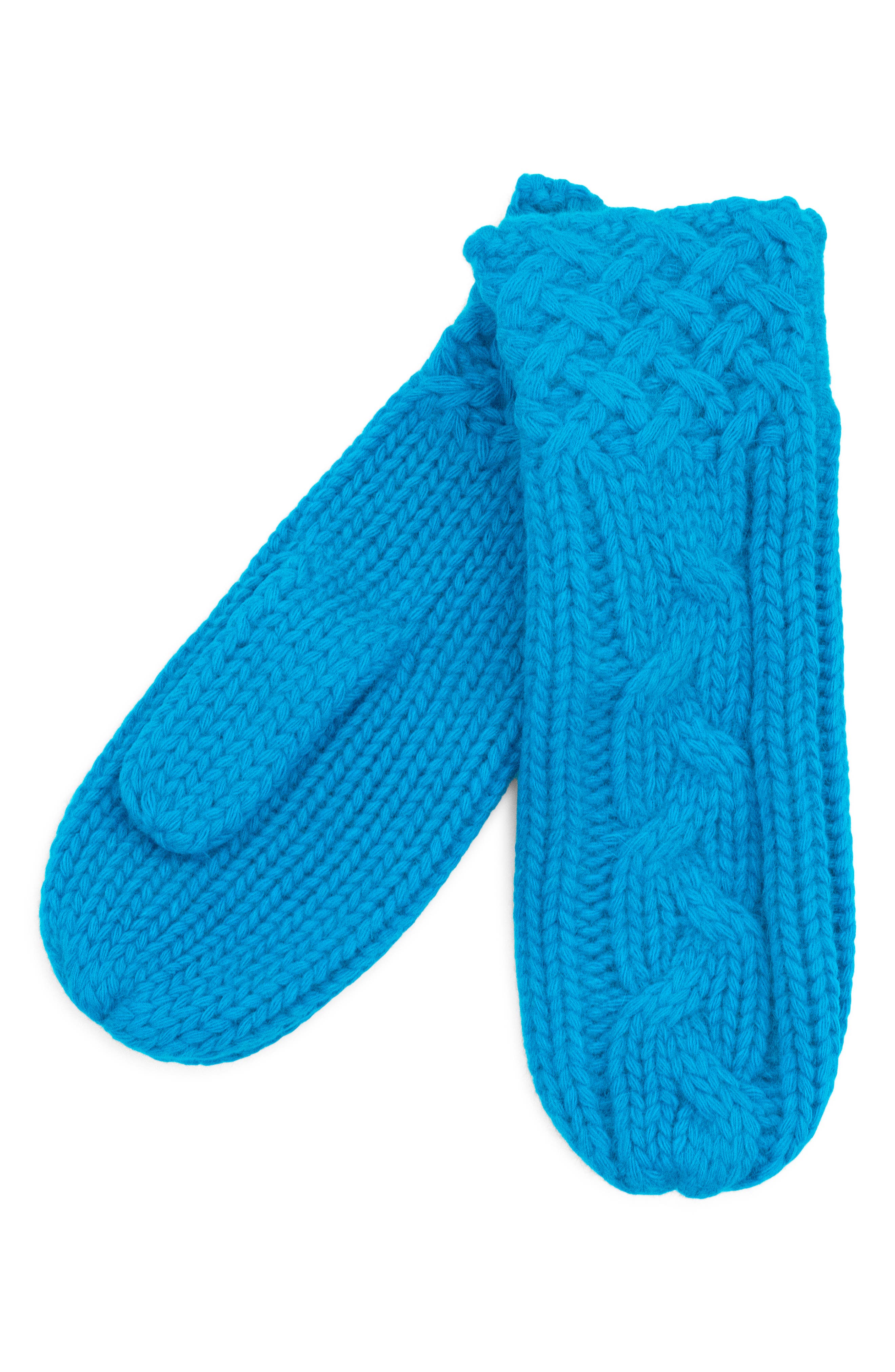 Chunky Cable Knit Mittens