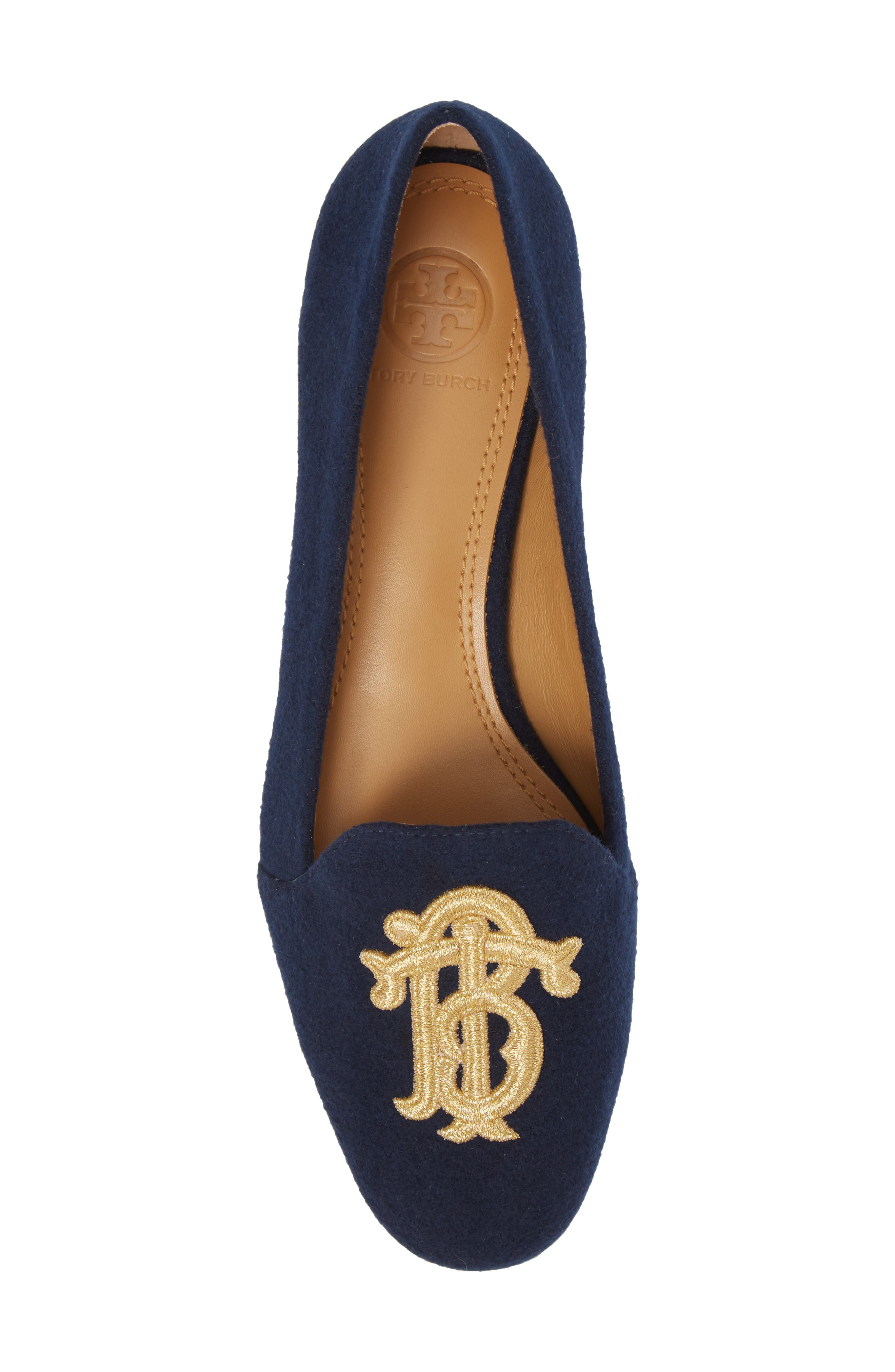 Antonia Monogram Loafer, Alternate, color, PERFECT NAVY