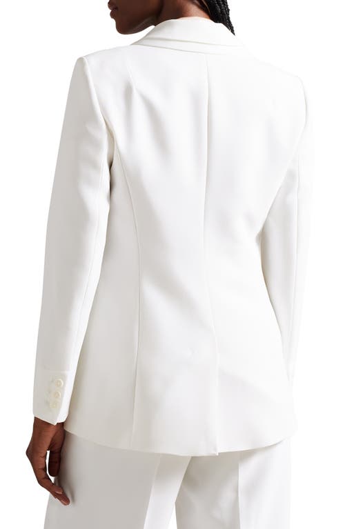 Ted Baker London Bertaah Double Lapel Blazer In Ivory