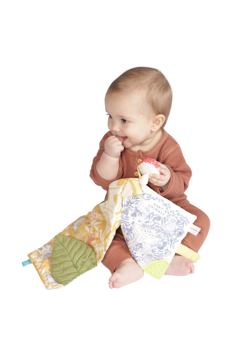 Manhattan Toy Deer One Soft Activity Crinkle Book & Mat, Alternate, color, Multi-Color