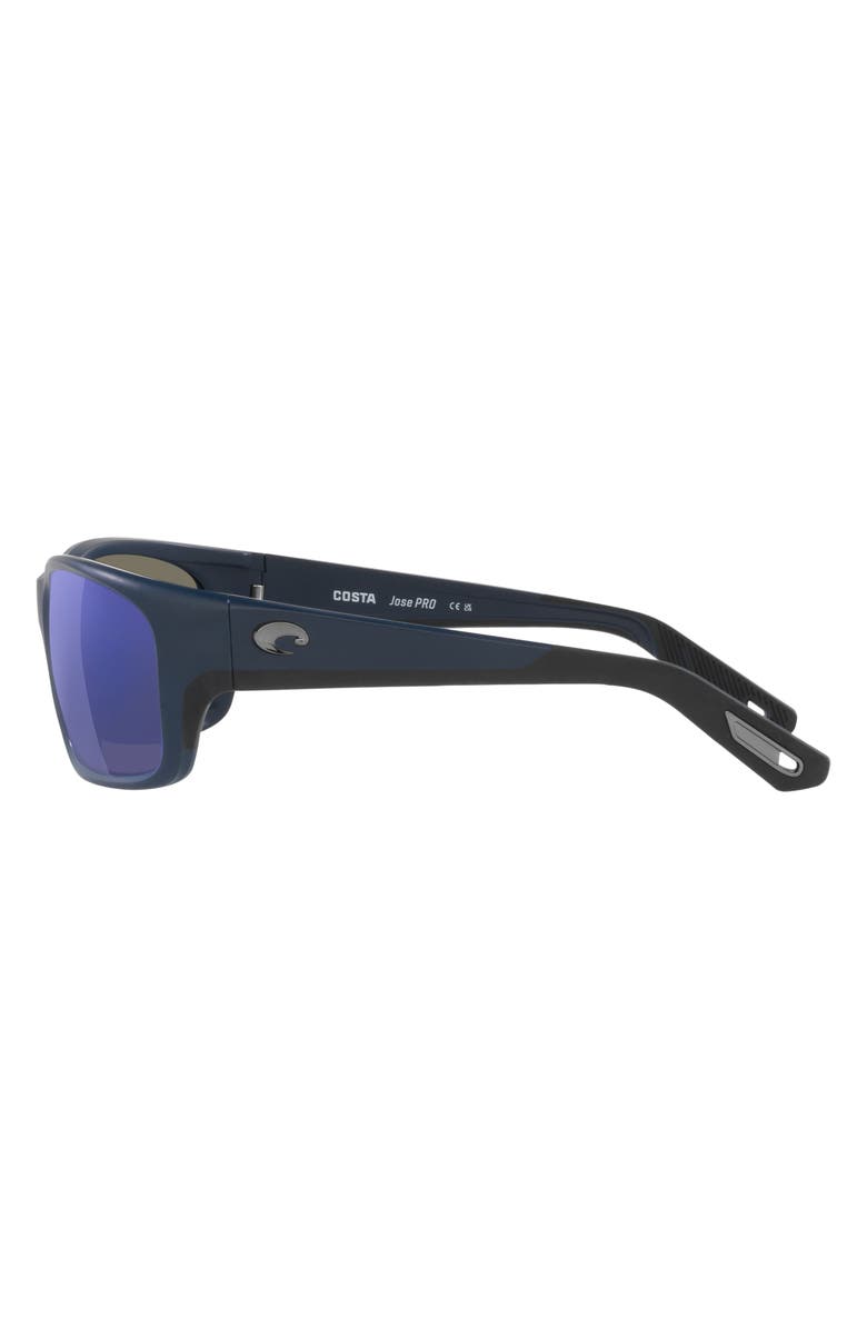Costa Del Mar Jose Pro 62mm Polarized Oversize Rectangular Sunglasses, Alternate, color, 