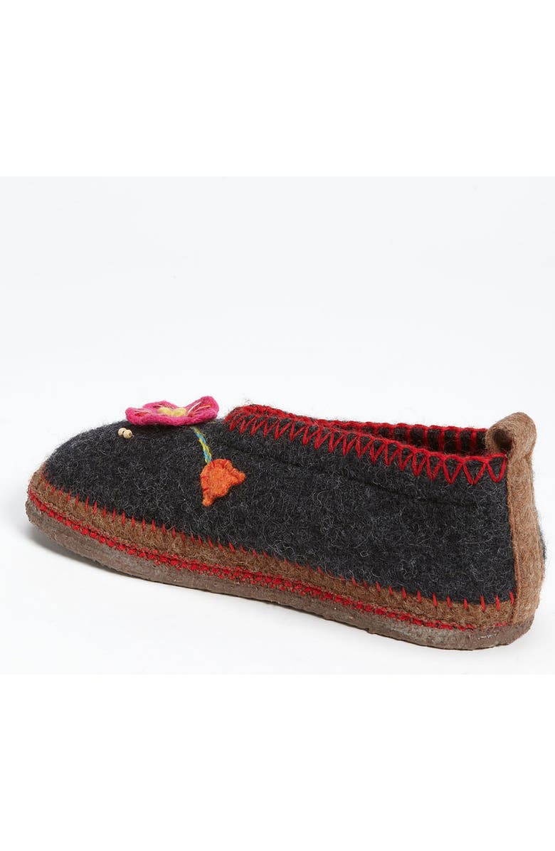 Giesswein 'Spital Flower' Slipper, Alternate, color,