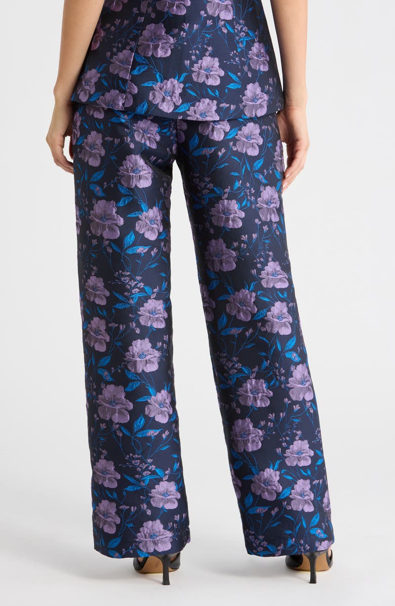 SUGARLIPS Nicole Jacquard Bern Wide Leg Pants, Alternate, color, 