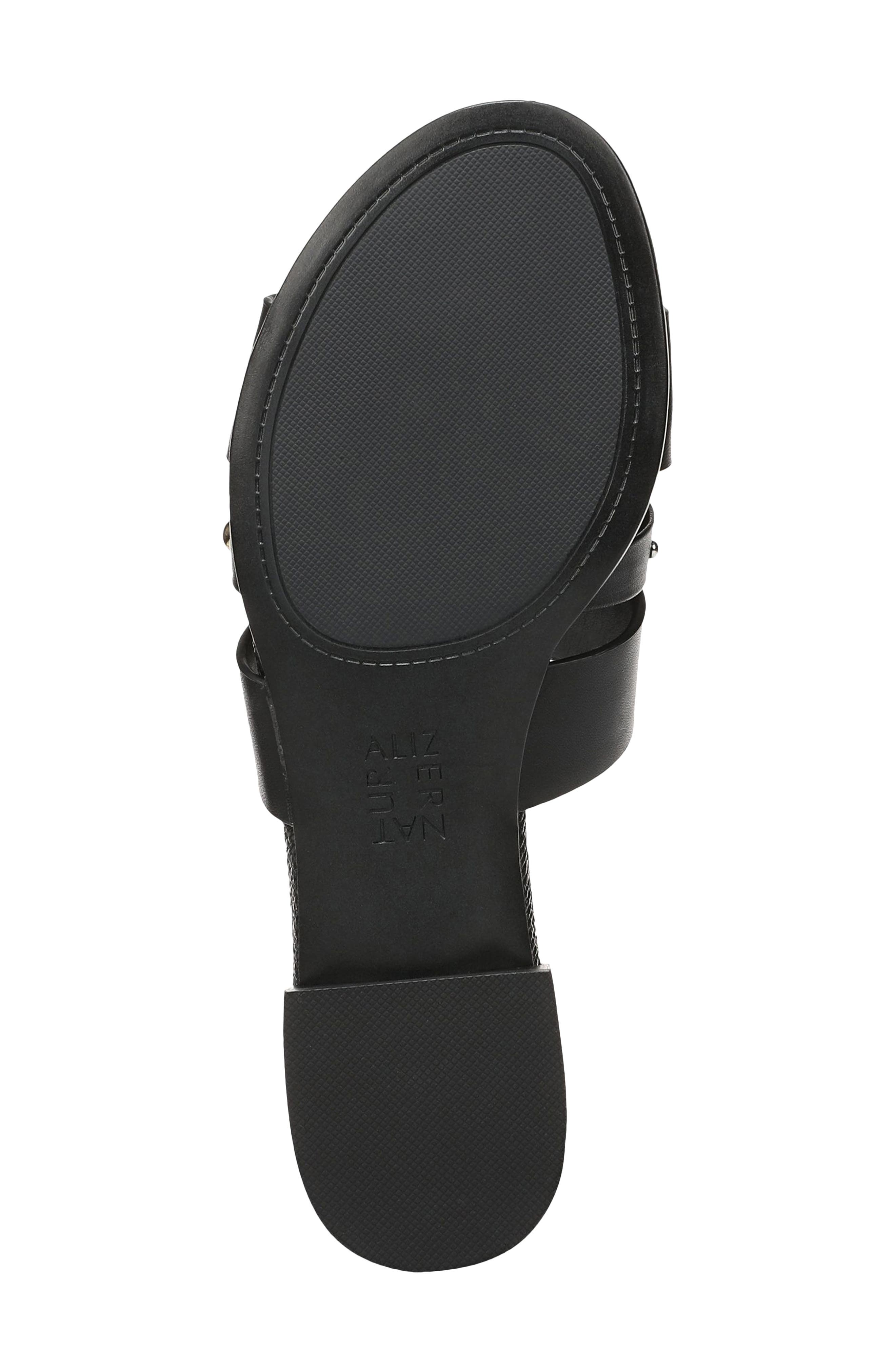 Naturalizer Niche Slide Sandal, Alternate, color, Black