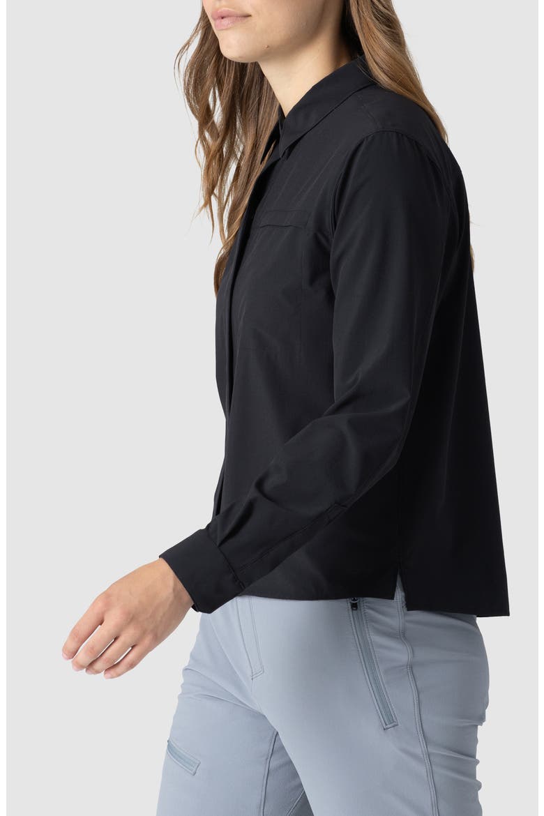 Astroman Long Sleeve Sun Shirt, Alternate, color, BLACK