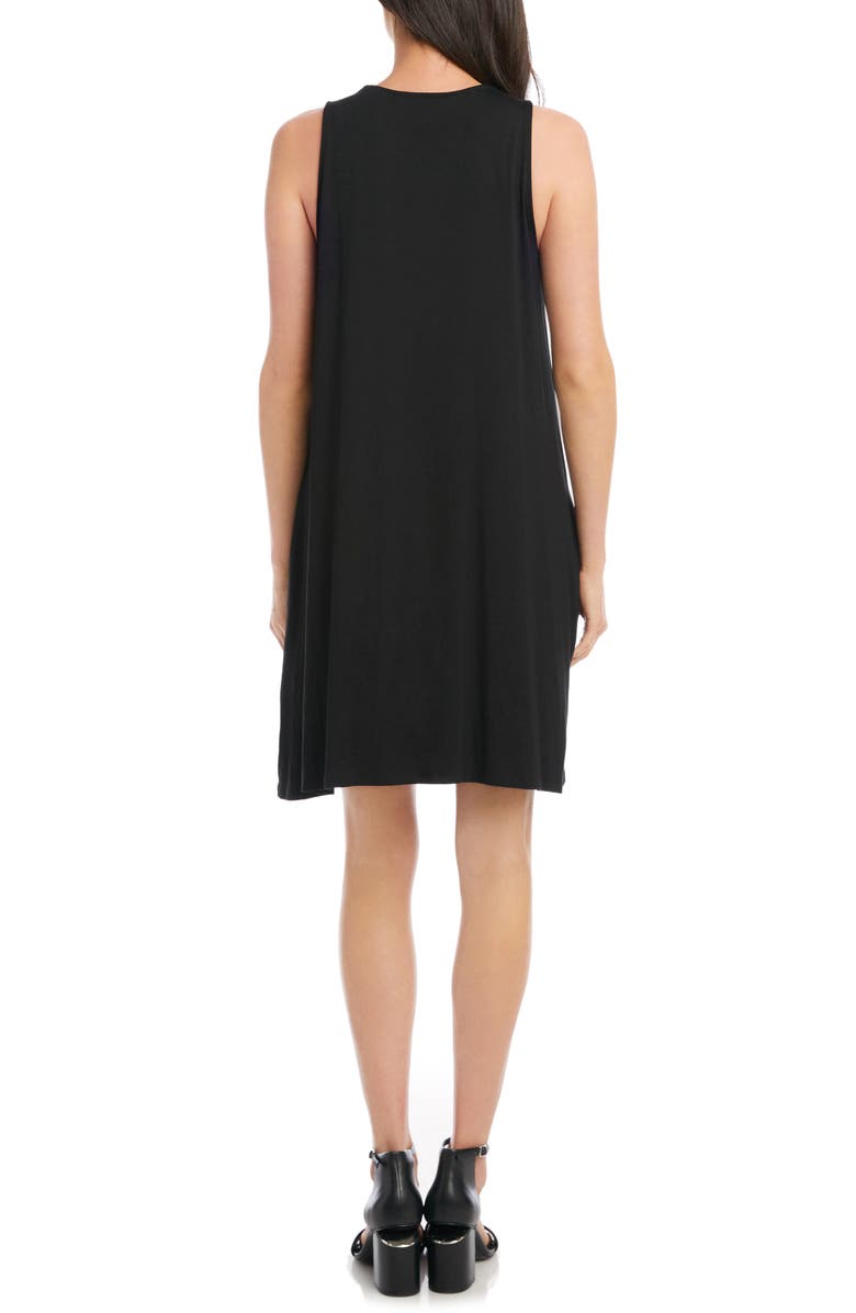Karen Kane Chloe Sleeveless Stretch Jersey Swing Dress, Alternate, color, 