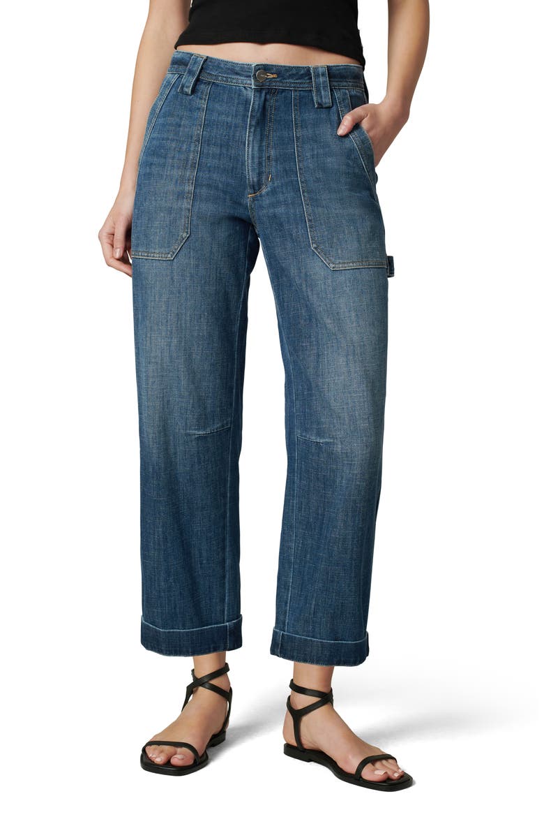 The Relaxed Carpenter Jeans, Main, color, TURN UP