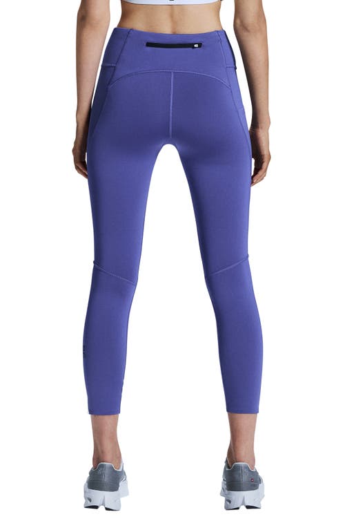 On Performance Running Ankle Tights In Iris