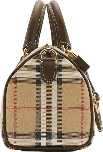 Burberry Mini Check Bowling Bag | Nordstrom