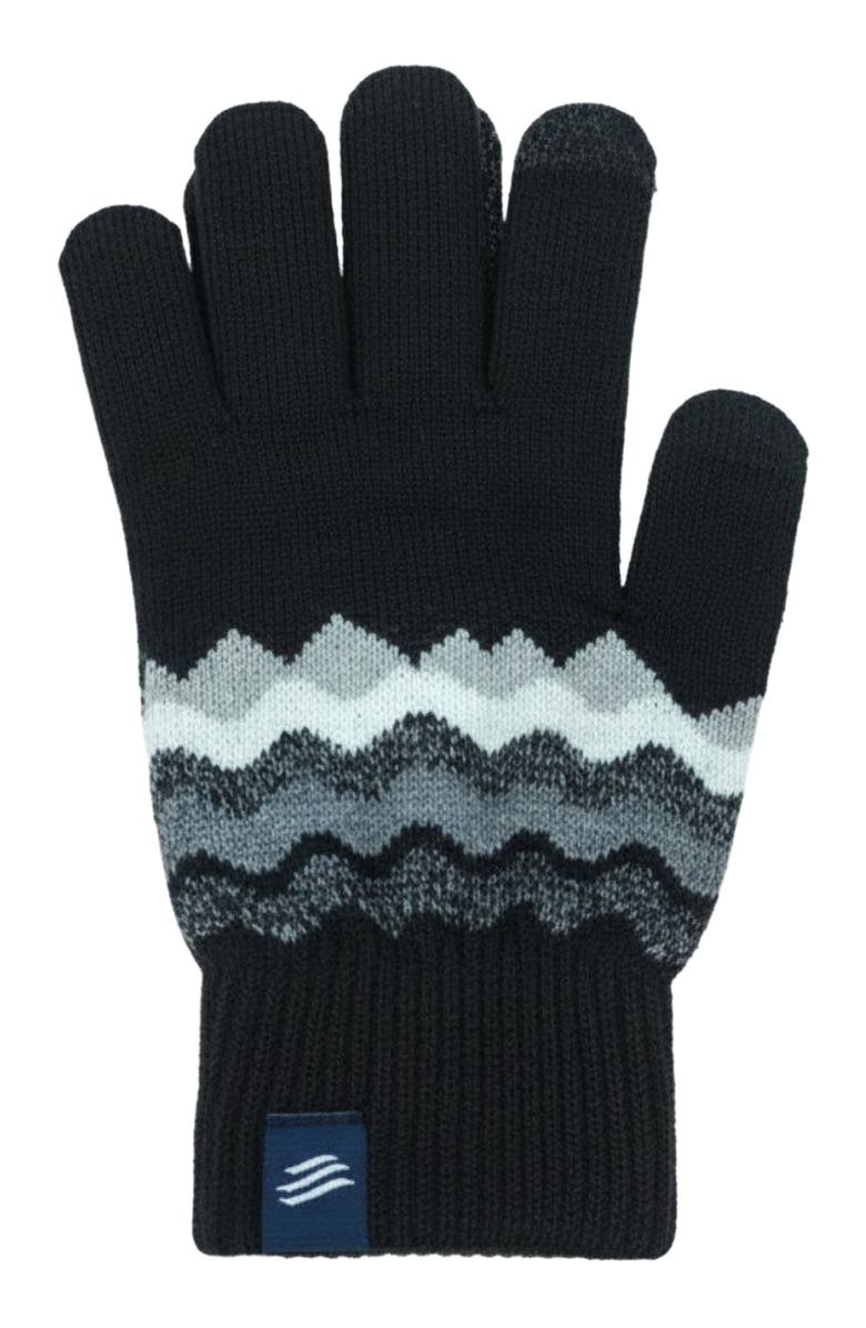 United By Blue The Merino Wool Mountain and Marled Knit Glove 2-pack, Alternate, color, Black
