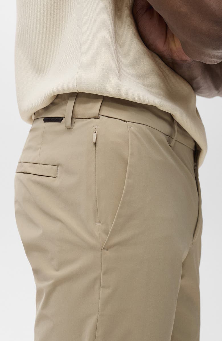 MANGO Slim Fit Dress Pants, Alternate, color, Khaki