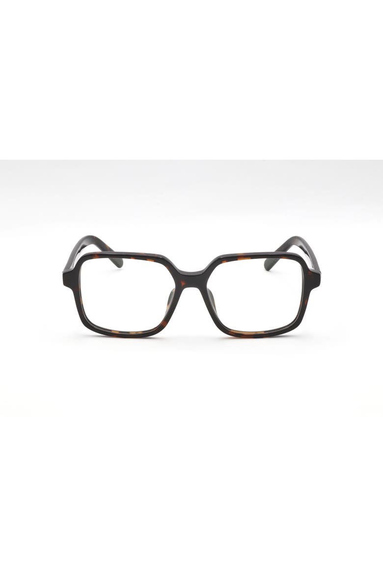 54mm Square Optical Glasses, Main, color, HAVANA