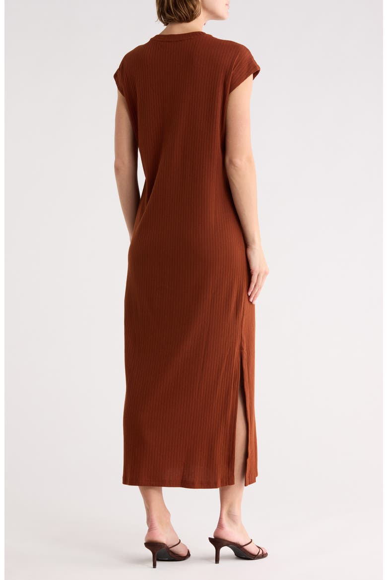 Antonella T-Shirt Dress, Alternate, color, MARRON GLACE