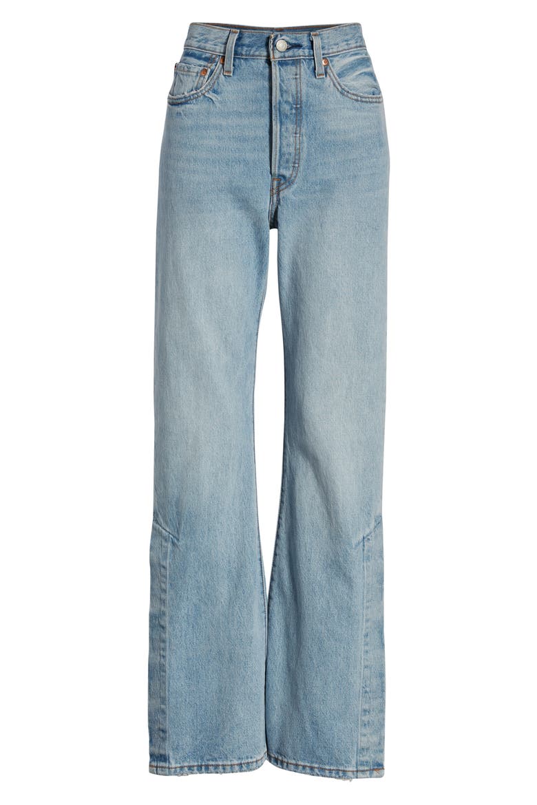 Levi's® Ribcage Super High Waist Split Flare Jeans, Alternate, color, DAZED AND CONFUSED