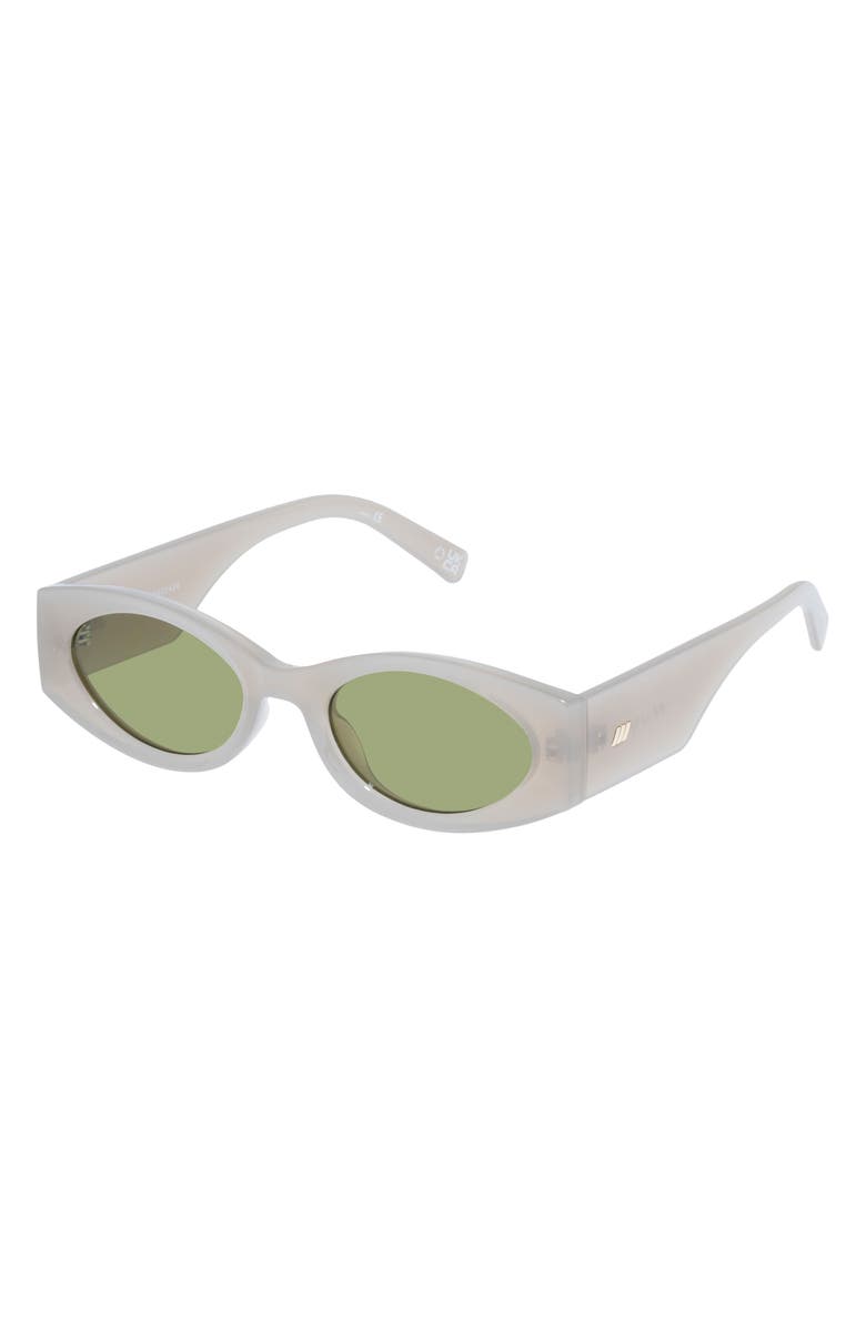 Le Specs Mermaiden 52mm Rectangular Sunglasses, Alternate, color, Neutral