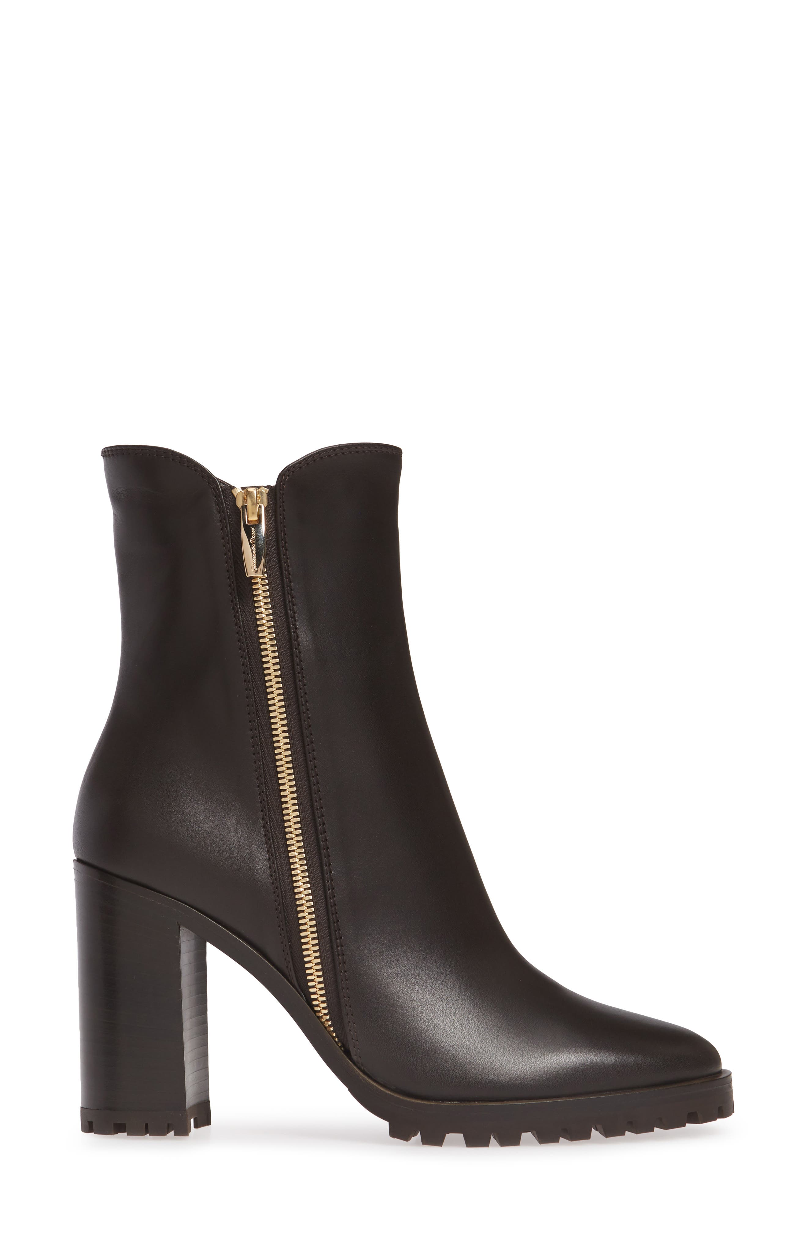 Gianvito Rossi Zip Bootie, Alternate, color, 