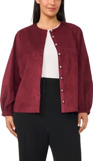Halogen® Faux Suede Jacket