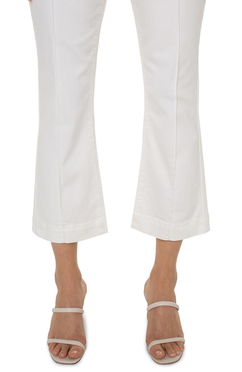 Liverpool Los Angeles Chloe Pull-On Welt Pocket Crop Flare Jeans, Alternate, color,