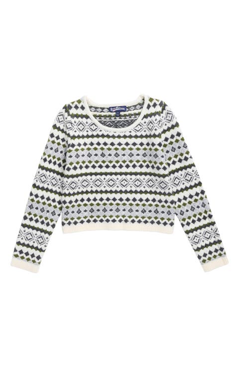 Kids' Fair Isle Pullover Sweater