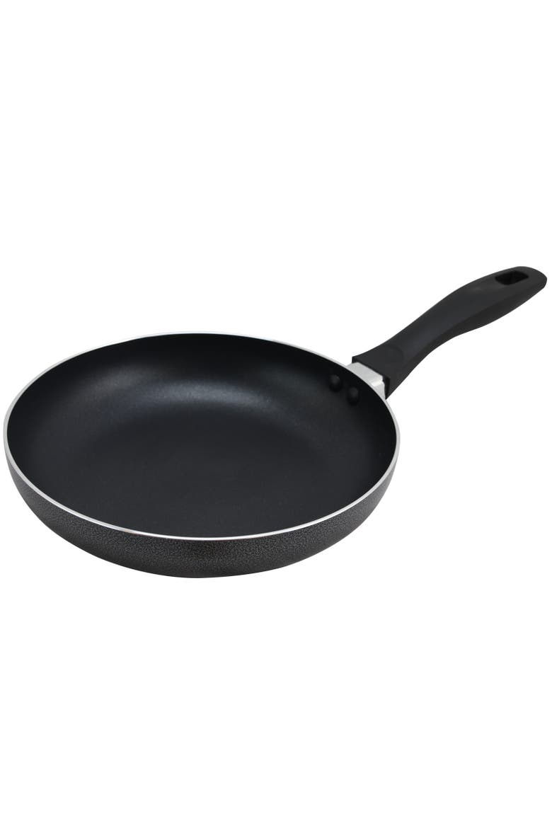 Clairborne 9.5 Inch Aluminum Hammer Tone Frying Pan, Alternate, color, Charcoal Grey