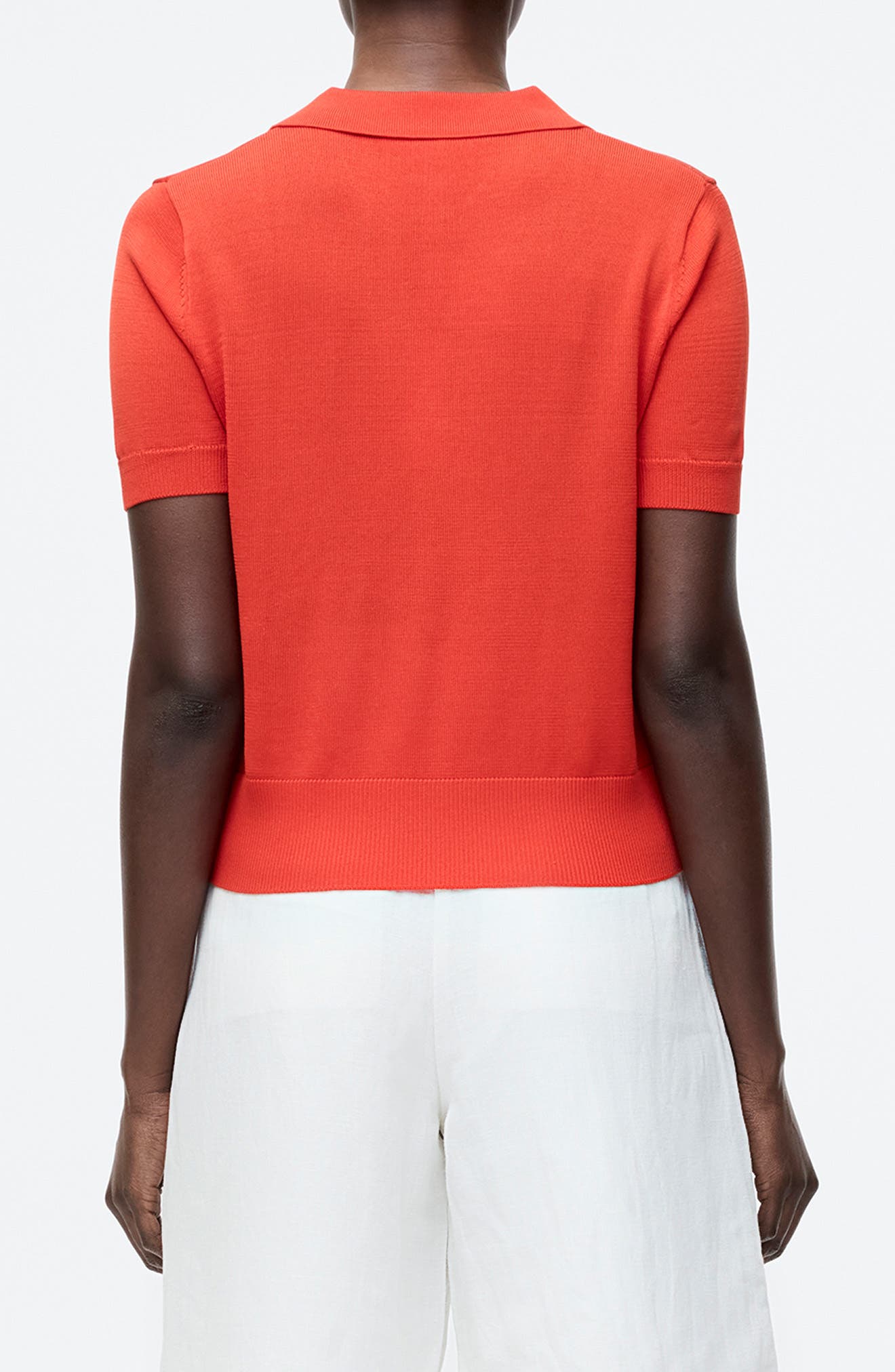 Sergio Short Sleeve Polo Sweater - image 4