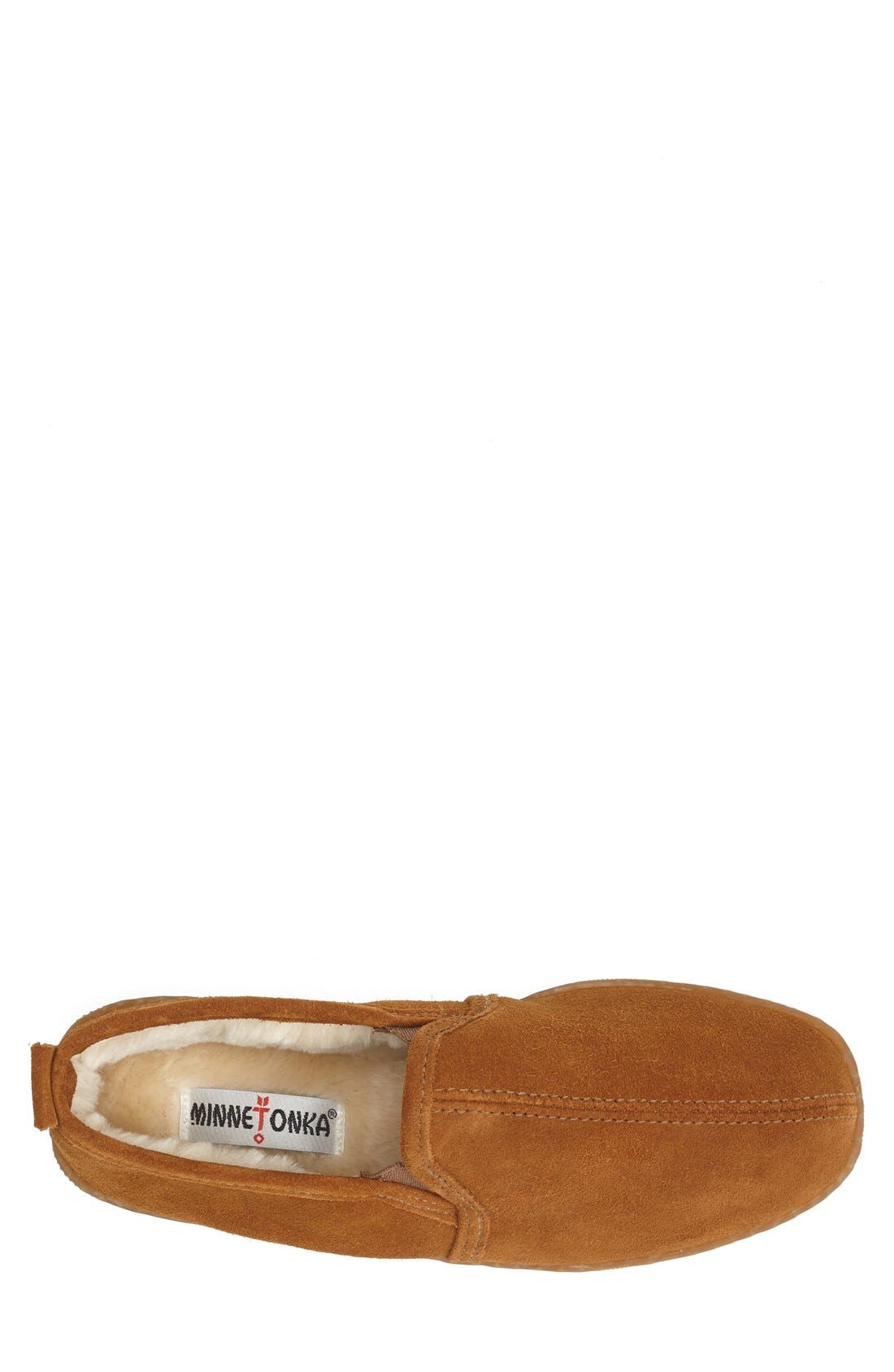 Suede Slipper, Alternate, color, BROWN