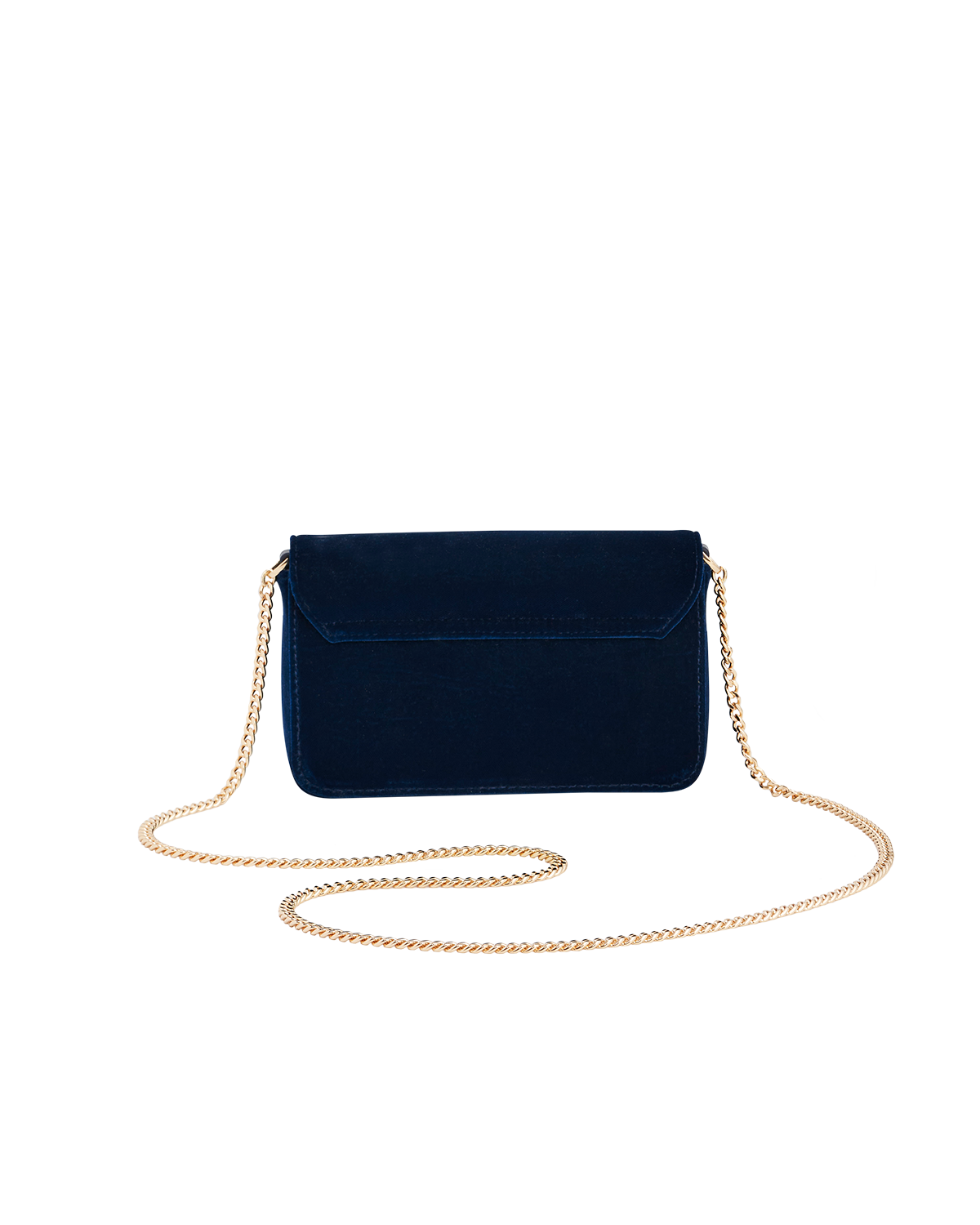 Sophia Nightingale Embroidered Velvet Clutch, Alternate, color, Navy