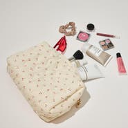 URBAN EXPRESSIONS HANDBAGS Quilted Keeper Cosmetic & Travel Organizer Pouch