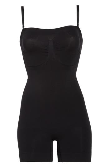 Body Beautiful Bodysuit Shaper With Boyshorts In Gold