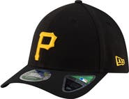 New Era Men's New Era Black Pittsburgh Pirates Player Replica 39THIRTY M-Crown Flex Hat