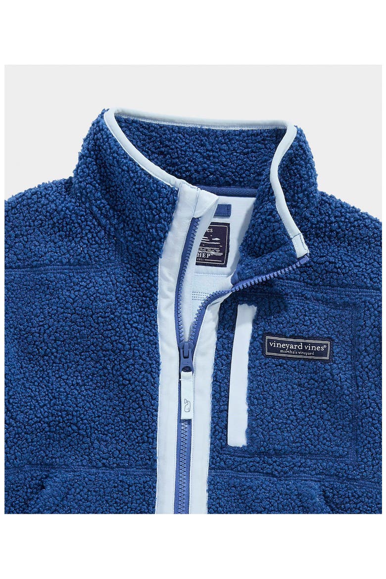Kids' High Pile Full Zip Fleece Jacket, Alternate, color, MOONSHINE