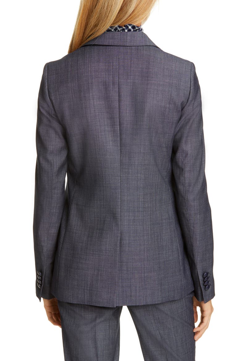 Harlow Wool Blend Blazer, Alternate, color, ROYAL BLUE MULTI