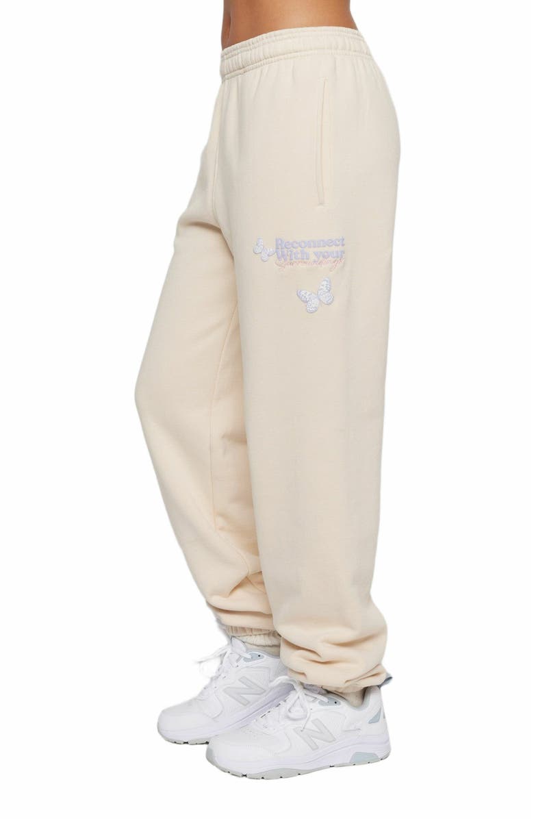 Samii Ryan | Reconnect Sweatpants , Ivory , Large , 4, Alternate, color, Bone