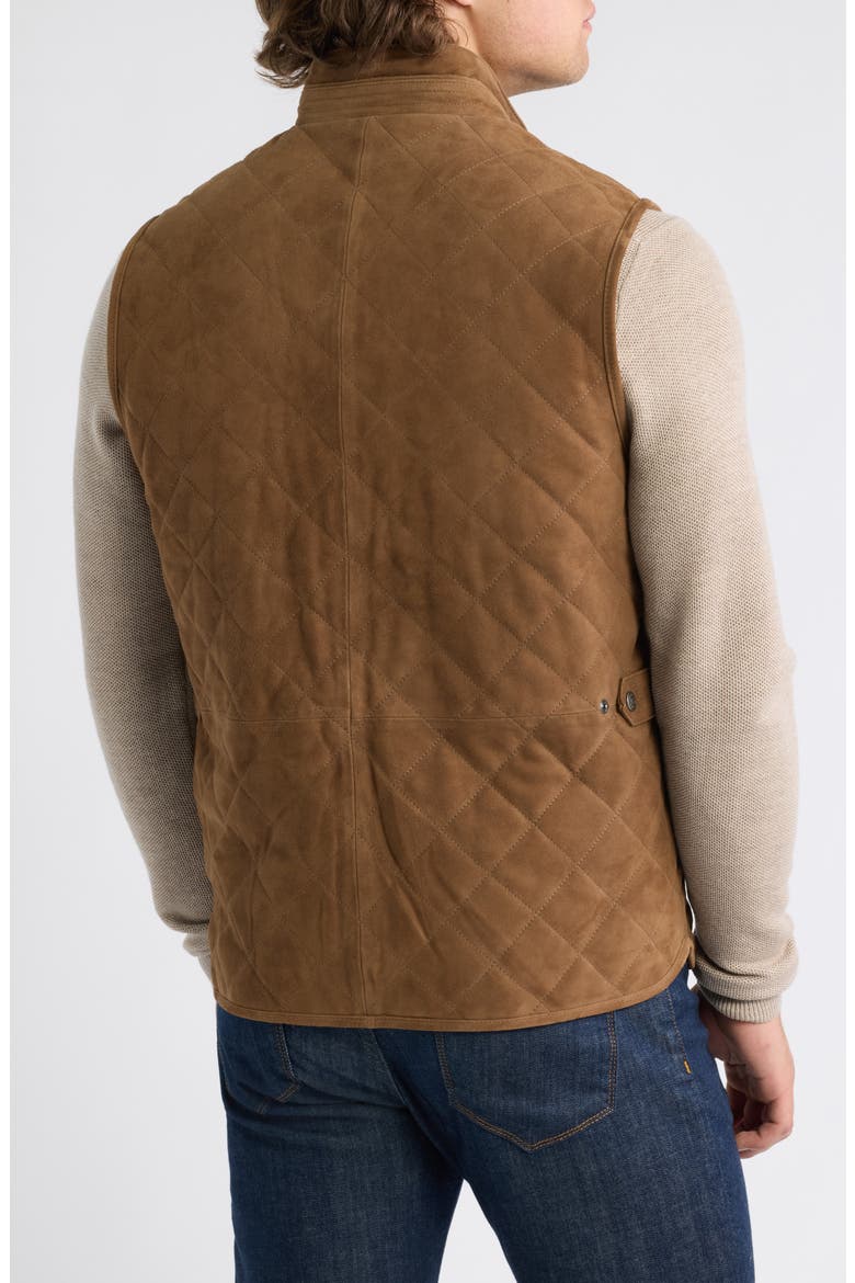Essex Quilted Suede Vest, Alternate, color, SAWGRASS