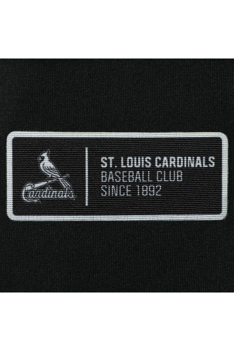 Men's Levelwear Black St. Louis Cardinals Sector Raglan Polo, Alternate, color, Black