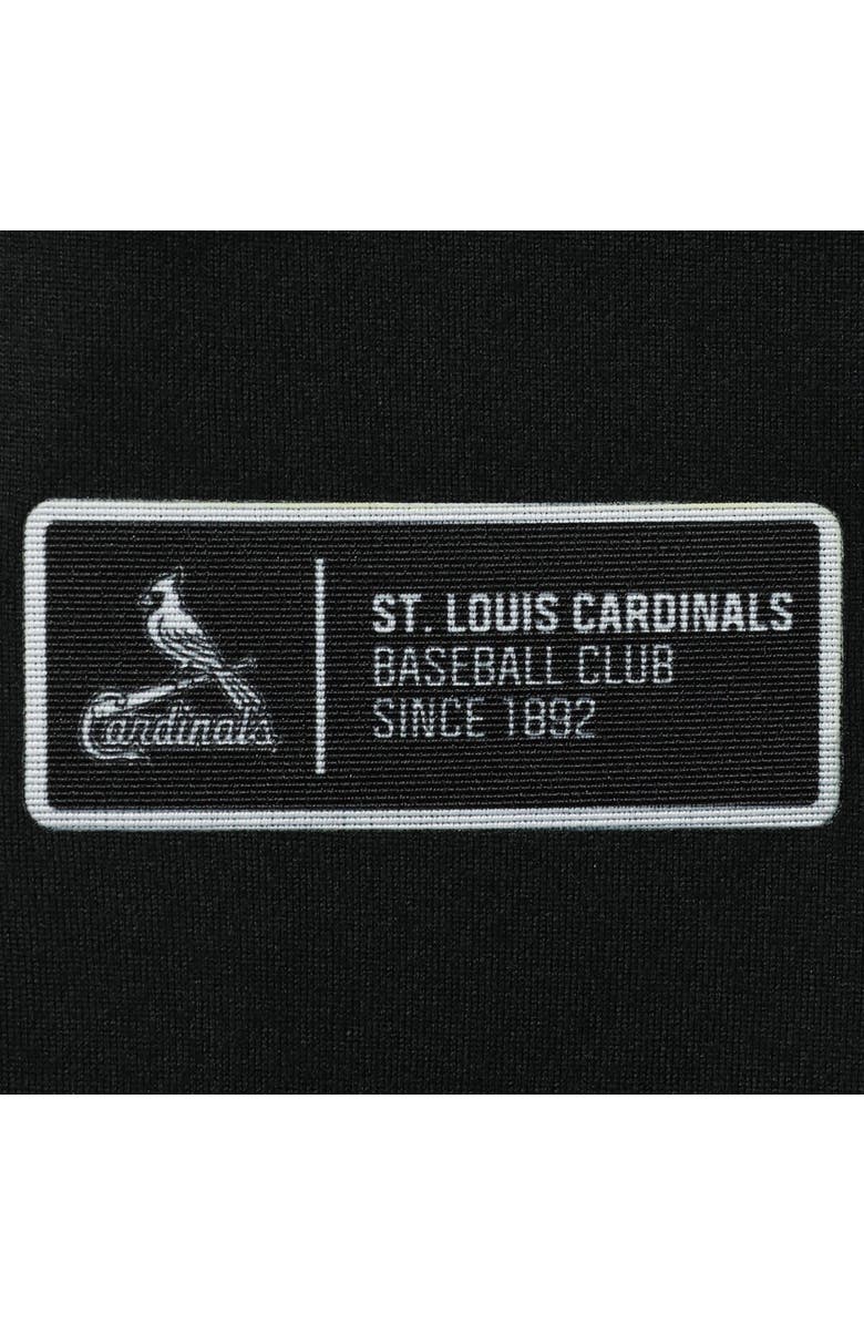 LEVELWEAR Men's Levelwear Black St. Louis Cardinals Sector Raglan Polo, Alternate, color, Black