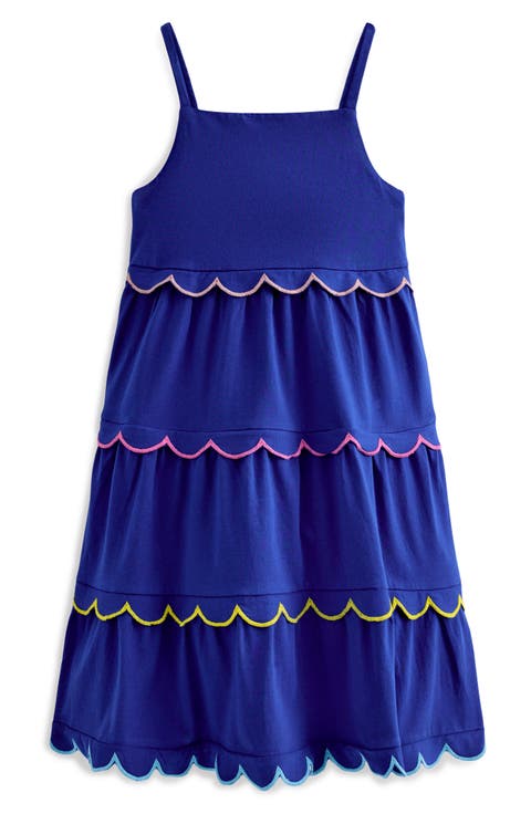 Kids' Scallop Cotton Jersey Sundress (Toddler, Little Kid & Big Kid)