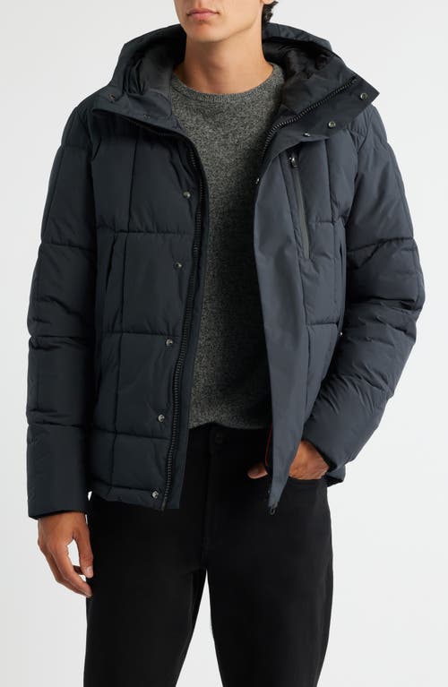 Save The Duck Fraser Water Resistant Quilted Hooded Parka In Black