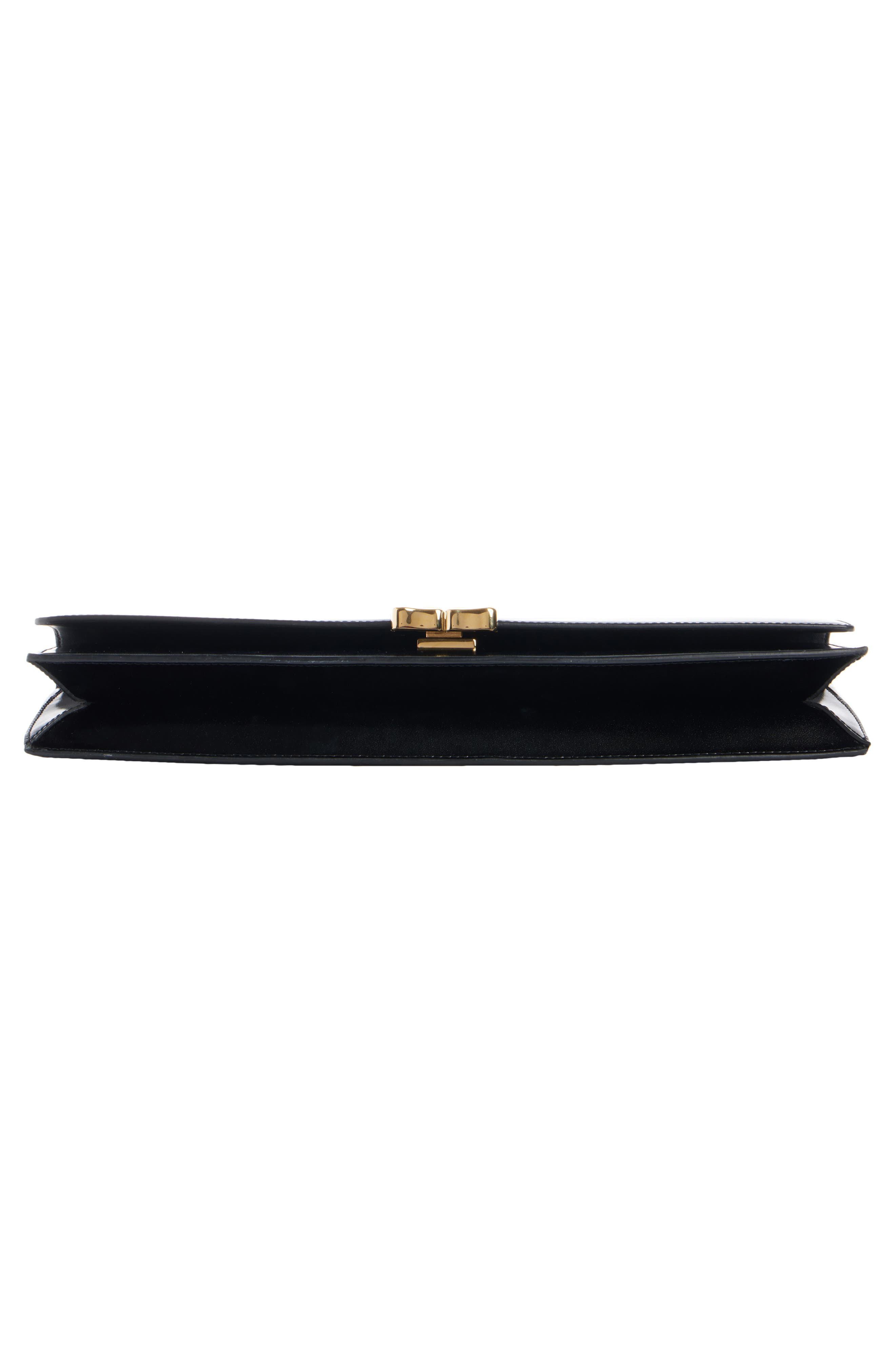 Givenchy 4G Liquid Logo Long Calfskin Clutch, Alternate, color, 