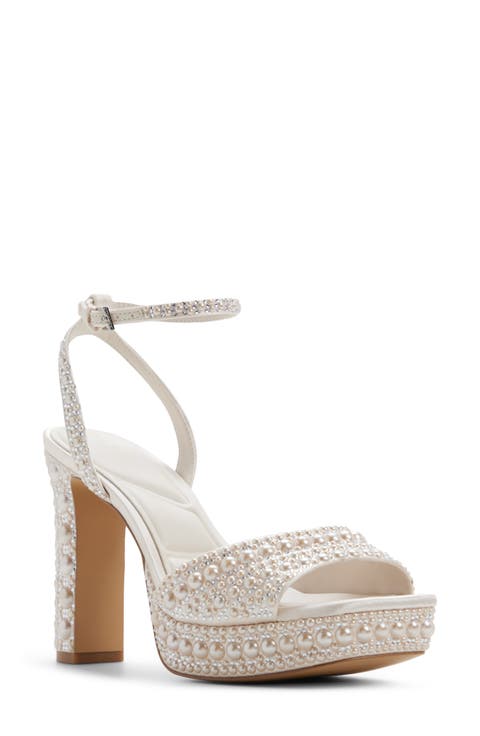 Chicgleam Ankle Strap Platform Sandal (Women)