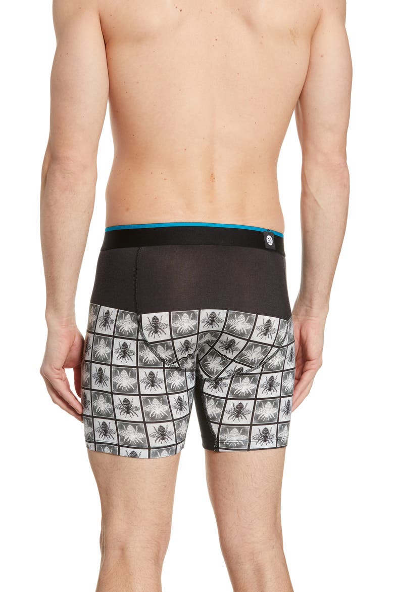 Hive Checks Boxer Briefs, Alternate, color, BLACK