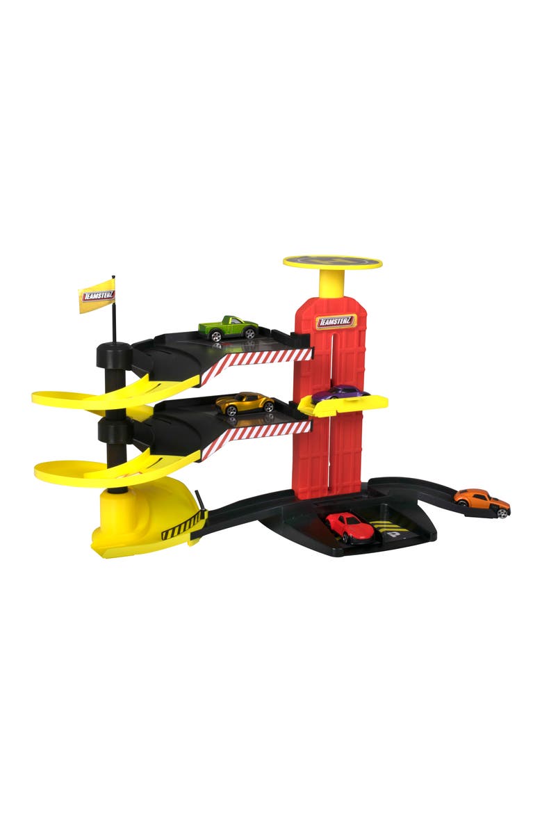 City Park & Drive with 5 Cars, Alternate, color, Multicolored