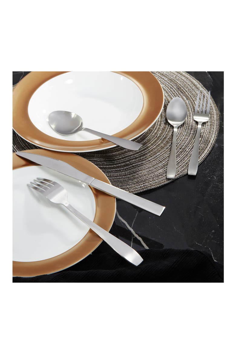 Taper Flatware Set - 20 Piece Set, Alternate, color, SILVER
