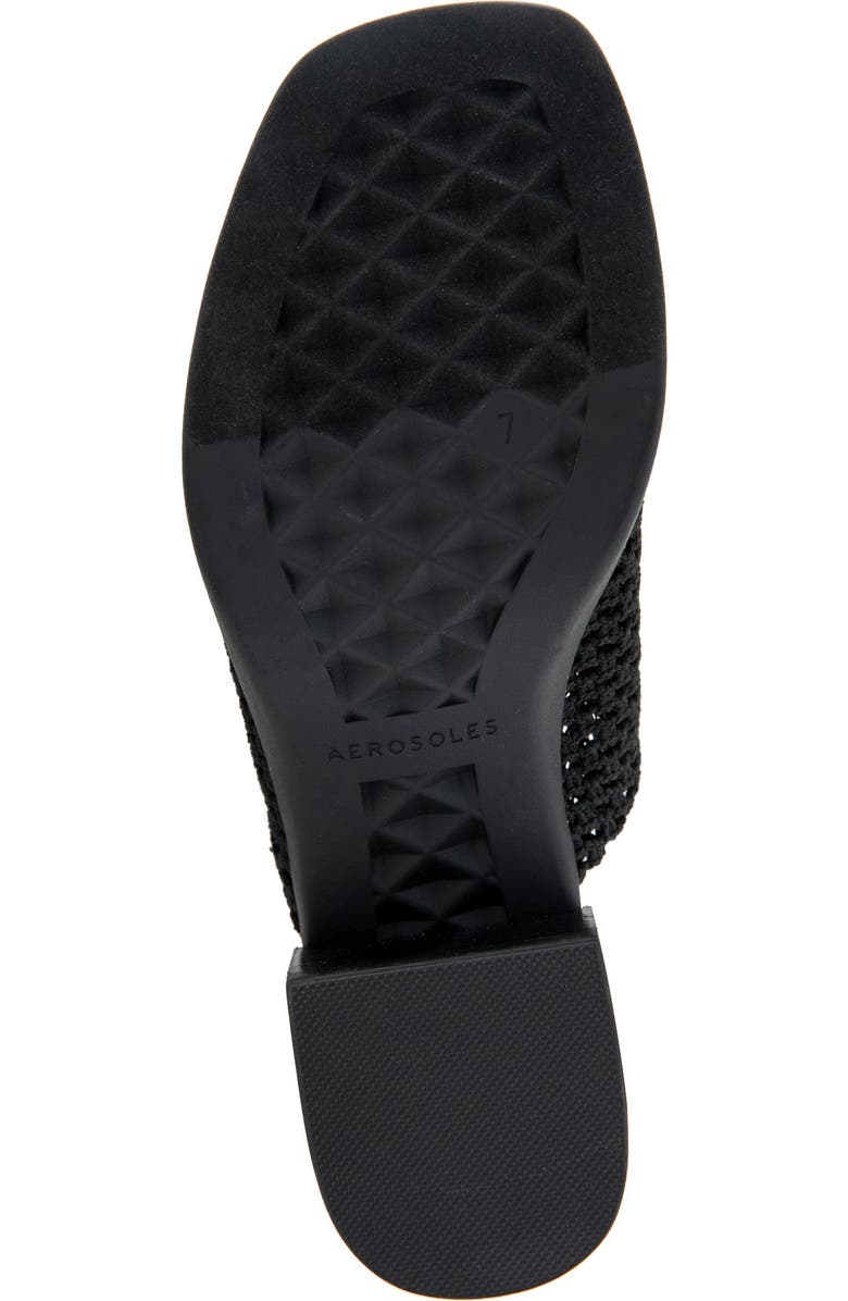 Aerosoles Denise Platform Sandal, Alternate, color, Black Stretch