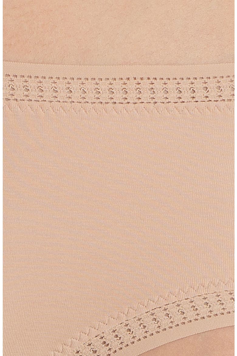 'Cabana' Cotton Boyshorts, Alternate, color, CHAMPAGNE